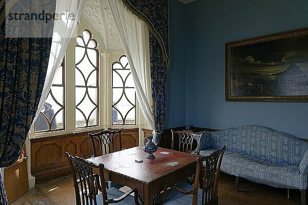 Blue Drawing Room  Schloss  St. Michaels Mount  Marazion  England  UK