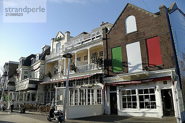 Restaurants in the city centre of Zandvoort  Holland