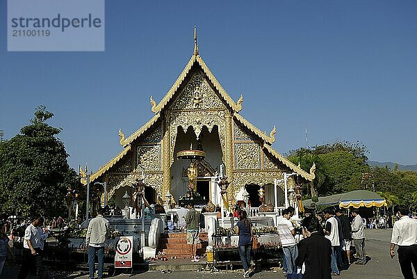 Wat Phra Singh  Chiang Mai  Thailand  Asien