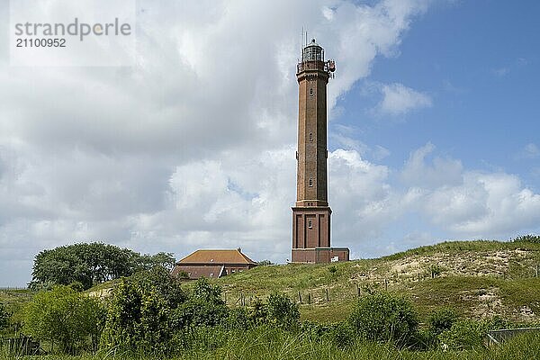 Lighthouse  Norderney  East Frisian Island  East Frisia  Lower Saxony  Germany  Europe