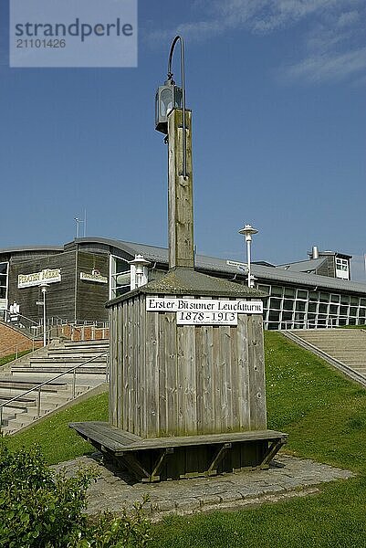 First lighthouse of Büsum  Schleswig-Holstein  Germany  Europe