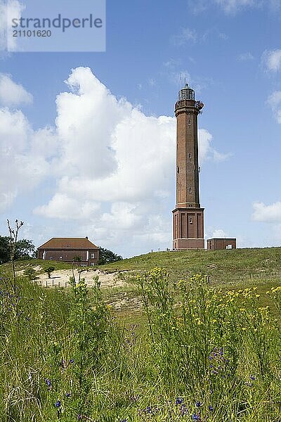 Lighthouse  Norderney  East Frisian Island  East Frisia  Lower Saxony  Germany  Europe