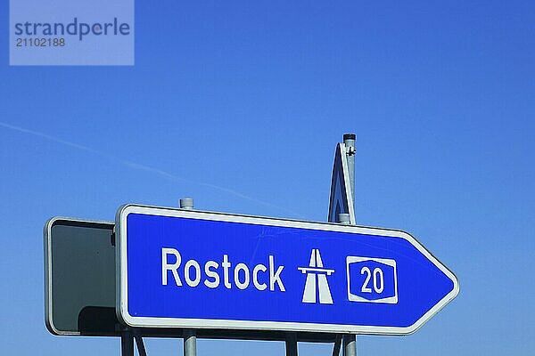 Motorway access Rostock