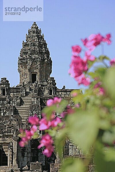 Bakhong Tempel  Teil der Roluos Gruppe in Angkor  Kambodscha  Asien