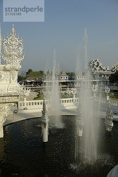 Wat Rong Khun  Chiang Rai  Thailand  Asia