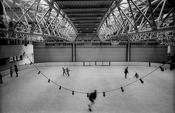 Deutschland  Berlin  22.11.1994  SEZ  Sport  und Erholungszentrum  Eisbahn  Europa