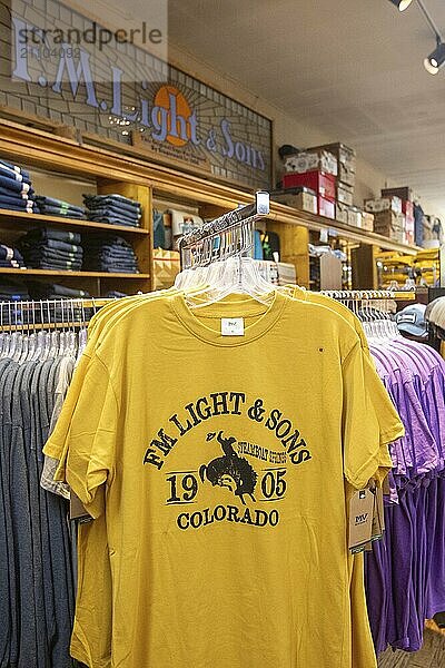 Steamboat Springs  Colorado  F.M. Light & Sons  a heavily-advertised western wear store