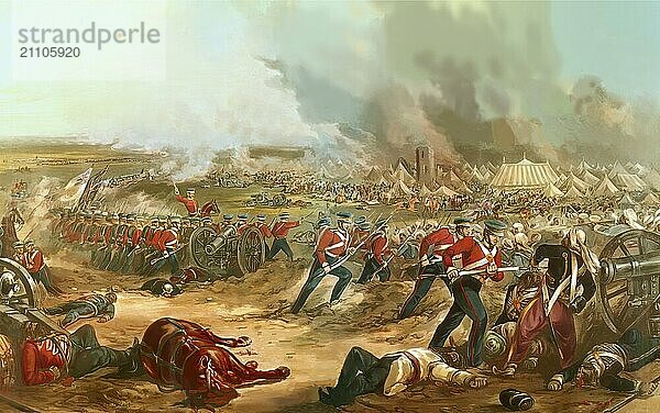 The Battle of Ferozeshah  First Anglo-Sikh War  1845