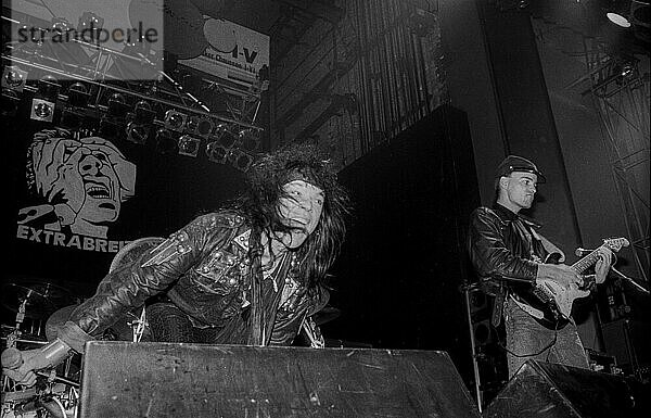 Deutschland  Berlin  17.10.1990  Punkgruppe Extrabreit  im Metropol am Nollendorfplatz  Europa