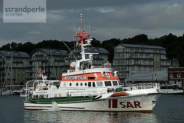 Sea rescue cruiser Vormann Jantzen  Flensburg Nautics  Flensburg  Schleswig-Holstein  Germany  Europe