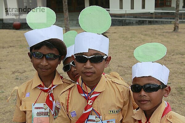 Indonesische Scouts spielen