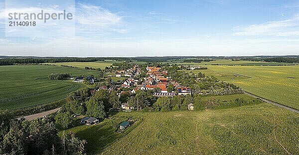 Luftbild Molmerswende Harz