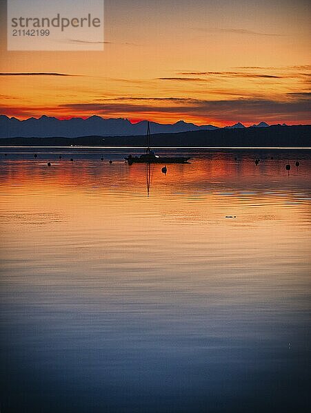 Sonnenuntergang am See