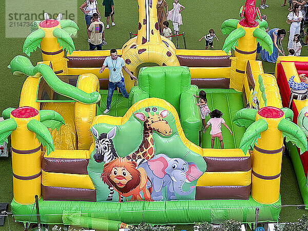 Inflatable game for children