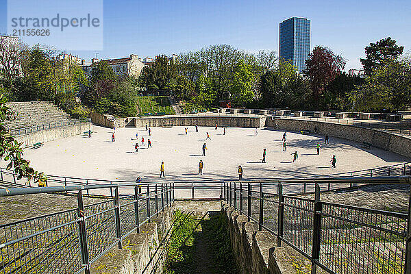 France  Paris  75  5th ARRT  les Arenes de Lutece  April 2023.