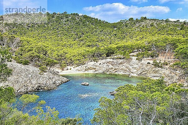 Calo d?en Monjo near Cala Fornells in the west of Majorca