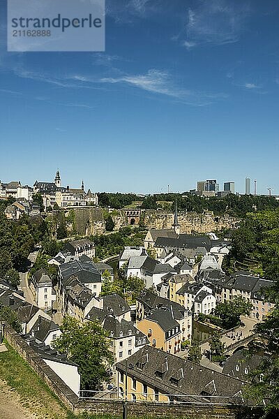 Panorama  Luxembourg  Luxemburg Stadt  Luxemburg  Europa