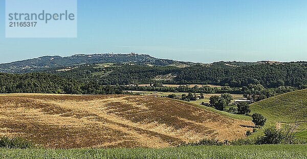 Schöne toskanische ländliche Landschaft Atmosphäre. Italien