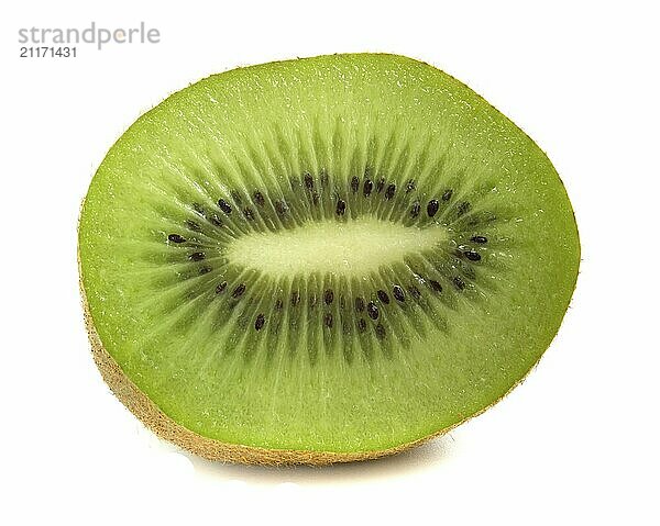 Kiwi in cut isolated on white background