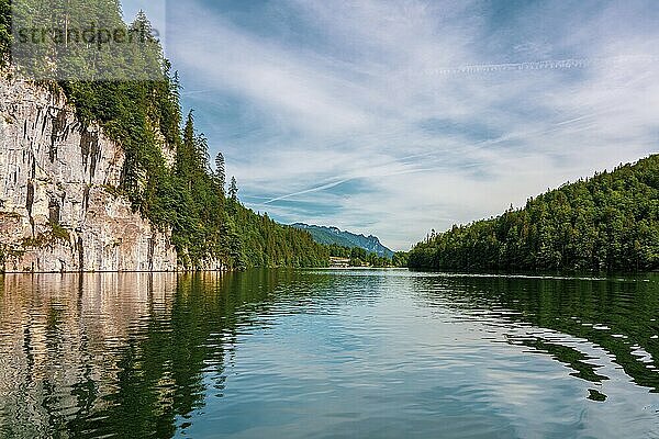 View of the Königssee in Bavaria  Germany  Europe