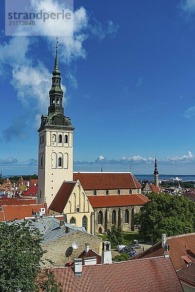 Swedish St. Michael's Church in Tallinn  Estonia  Europe