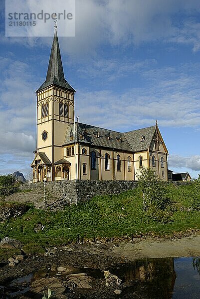 Lofotkatedralen  Kabelvag  Austvagöy  Lofoten  Norway  Europe