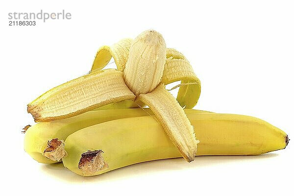 Bananas isolated on white background