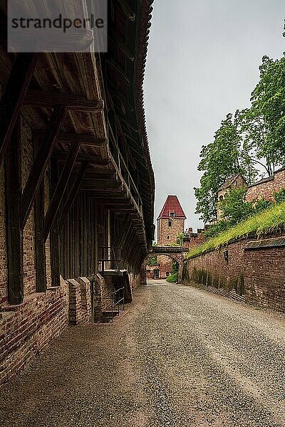 View of Trausnitz Castle in Landshut  Germany  Europe