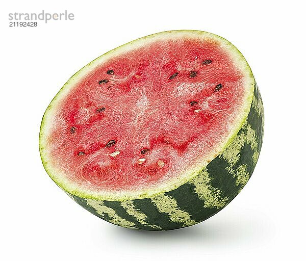 Half of watermelon isolated on a white background