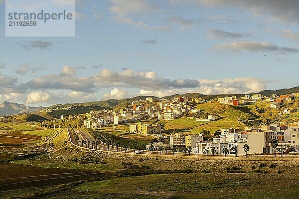 Beautiful Landscape of Fnideq  Morocco  Africa