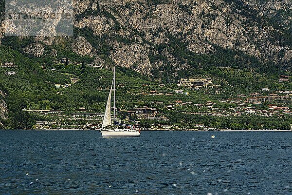 View of Lake Garda in Italy