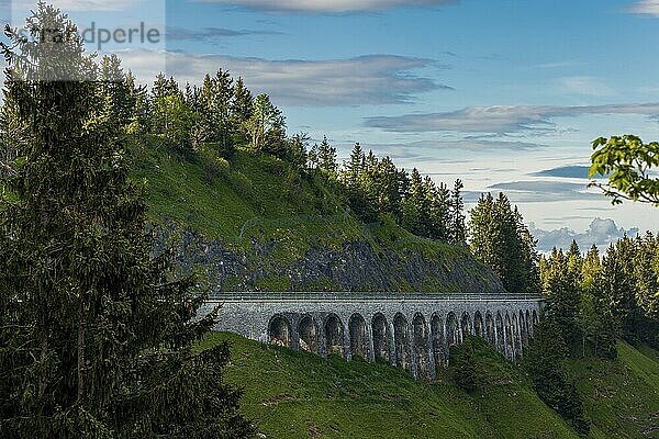 Rossfeld Panorama Road in the Bavarian Alps  Germany  Europe