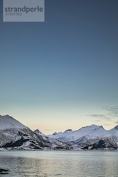 Lofoten in winter Norway