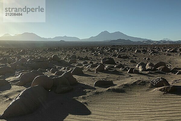 Atacama Wüste  Chile  Anden  Südamerika. Schöne Aussicht und Landschaft  Südamerika