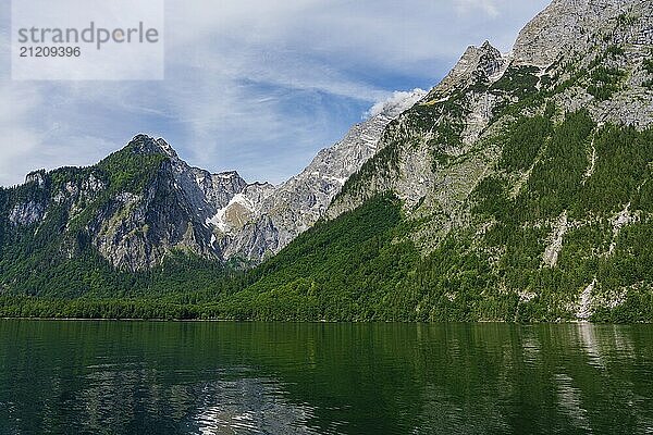 View of the Königssee in Bavaria  Germany  Europe