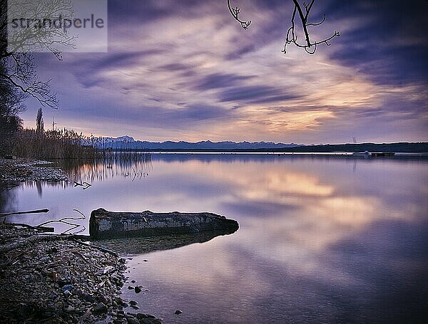 Sunset at Lake Starnberg