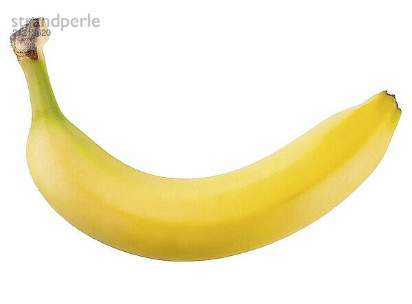 Banana isolated on white background  clipping path  full depth of field