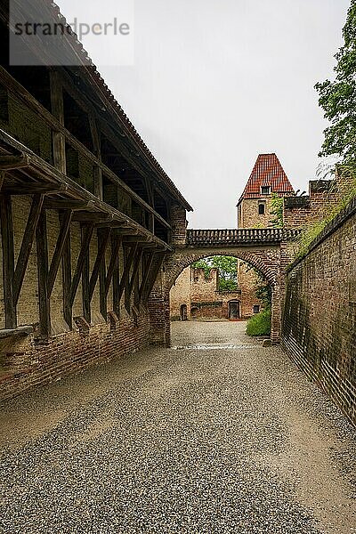 View of Trausnitz Castle in Landshut  Germany  Europe