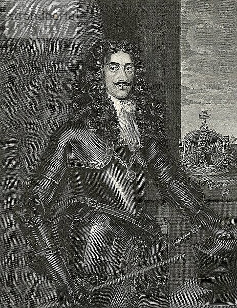 Charles II  1630-1685  monarch of the three kingdoms of England  Scotland  and Ireland