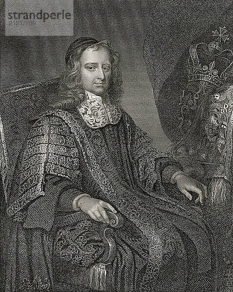 Francis North  1. Baron Guilford  1637 1685  Lordsiegelbewahrer  Lord Nottingham