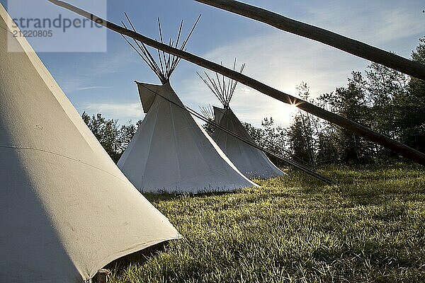 First Nation Teepee La Ronge Saskatchewan Canada