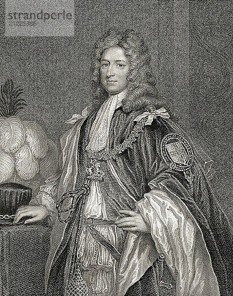 Charles Seymour  6th Duke of Somerset  1662-1748  a British peer