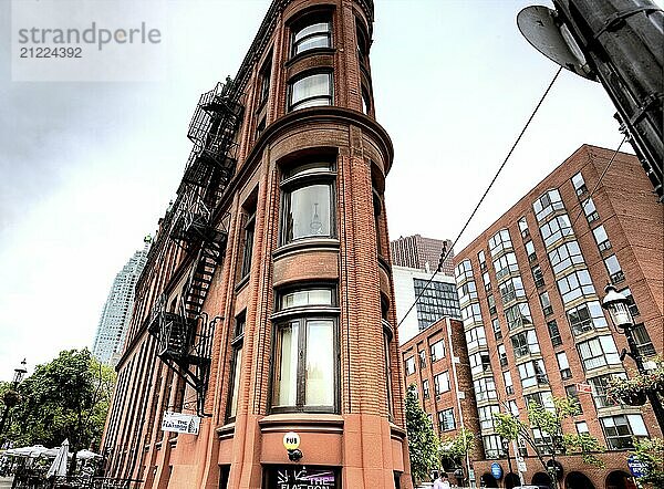 Flacheisengebäude Toronto Front und Church Street