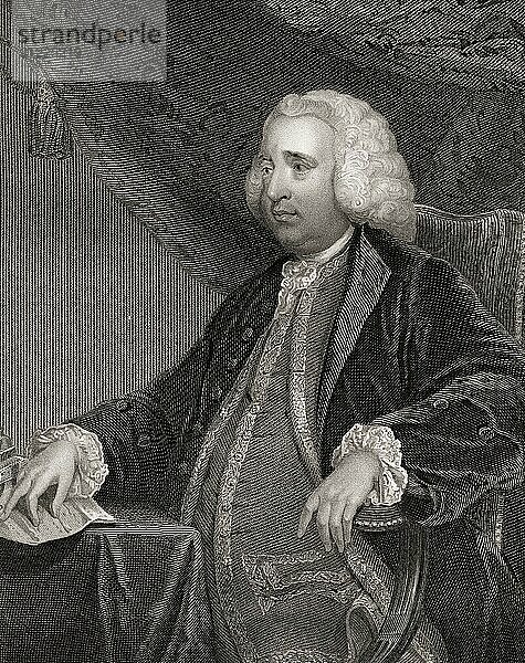 Henry Fox  1st Baron Holland  of Foxley  1705-1774  a leading British politician of the 18th century