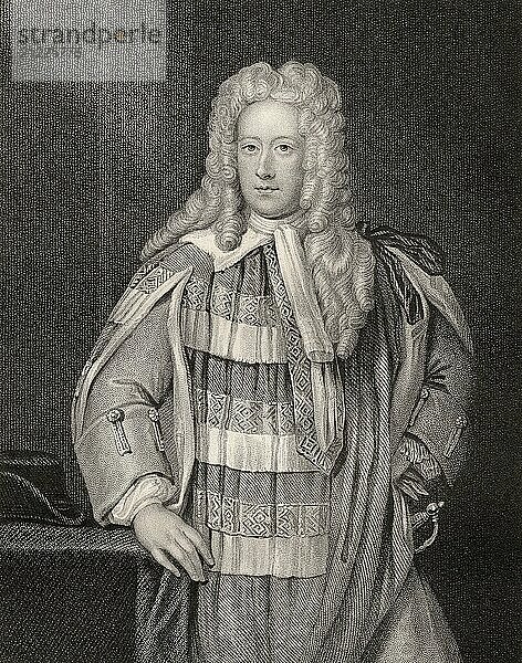 Henry St John  1st Viscount Bolingbroke  1678-1751  an English politician  government official and political philosopher