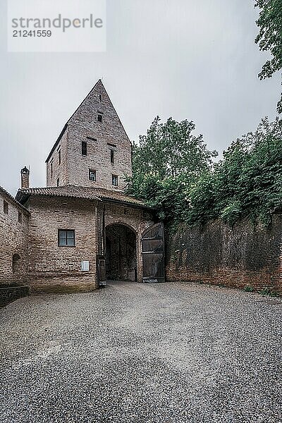 View of Trausnitz Castle in Landshut  Germany  Europe