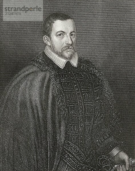 Sir Thomas Bodley  1545-1613  an English diplomat and scholar  founder of the modern Bodleian Library  Oxford