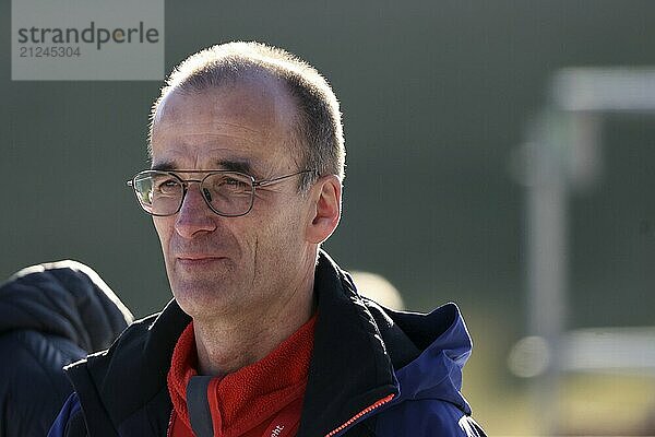 Jörg Frey (Bürgermeister Gemeinde Schonach) beim FIS Weltcup Nordische Kombination Schonach 2024