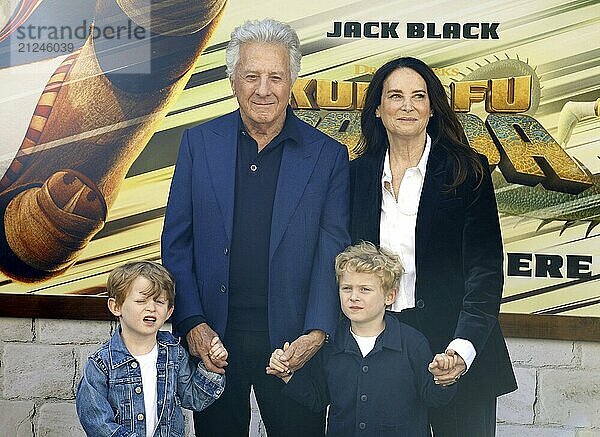 Dustin Hoffman at the World premiere of 'Kung Fu Panda 4' held at the Grove in Los Angeles  USA on March 3  2024