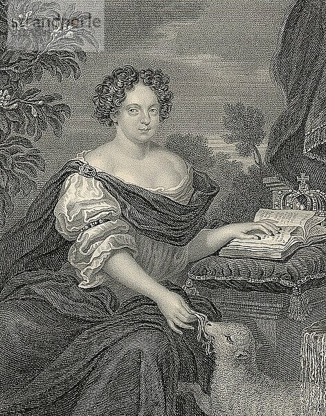 Katharina von Braganza  Catarina de Bragança  1638 1705  Königin von England  Schottland und Irland als Ehefrau von König Karl II